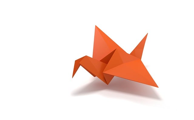 ptak origami